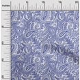 thumbnail image 2 of oneOone Cotton Cambric Blue Fabric Block Craft Projects Decor Fabric Printed By The Yard 56 Inch Wide, 2 of 5