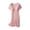 pink, variant on Maternity Dress For Women Plus Size Summer Baby Shower Pregnancy Dresses For Photoshoot Maternity Clothing Womens Solid V-neck Short Sleeve Breastfeeding Postpartum Sleepwear With,white,L
