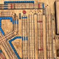 thumbnail image 5 of Jeu de Cribbage Guerres Plateau de Cribbage Jeu de Guerre de Cribbage Ensemble de Jeu de Cribbage en Bois Jeu de Plateau Crib Wars avec Compartiments de Rangement Intégrés Planches de Cribbage Jeu de Société Classique Unique, 5 of 5