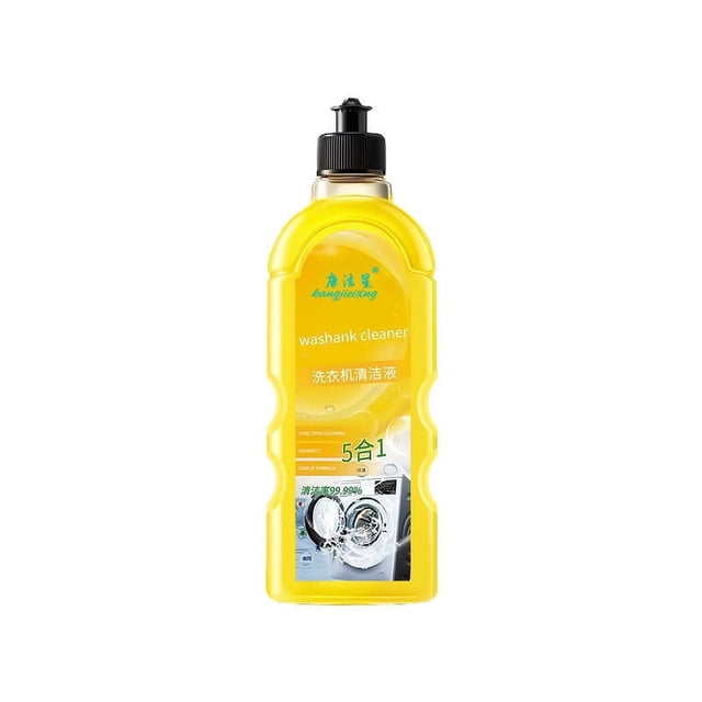 Pcksrro Produits de Nettoyage pour la Maison en Promotion! Liquide de Nettoyage pour Machine à Laver 500 ml Nettoyant pour Réservoir de Machine à Laver Citron Nettoyant pour Tambour et Roue de Machine à Laver 500 ml