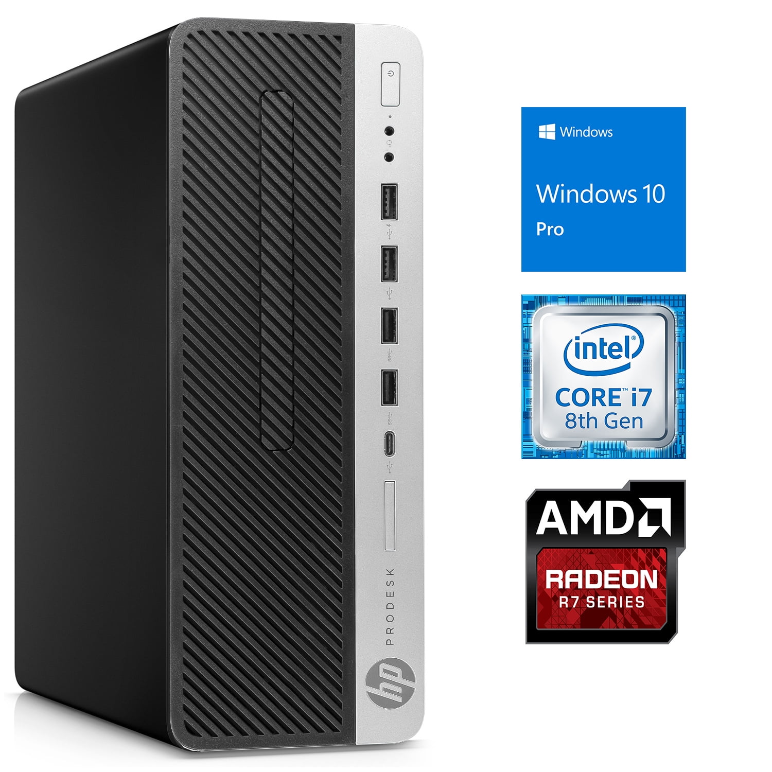 HP EliteDesk 800 G4 Desktop, Intel Core i7-8700 Upto 4.6GHz, 32GB
