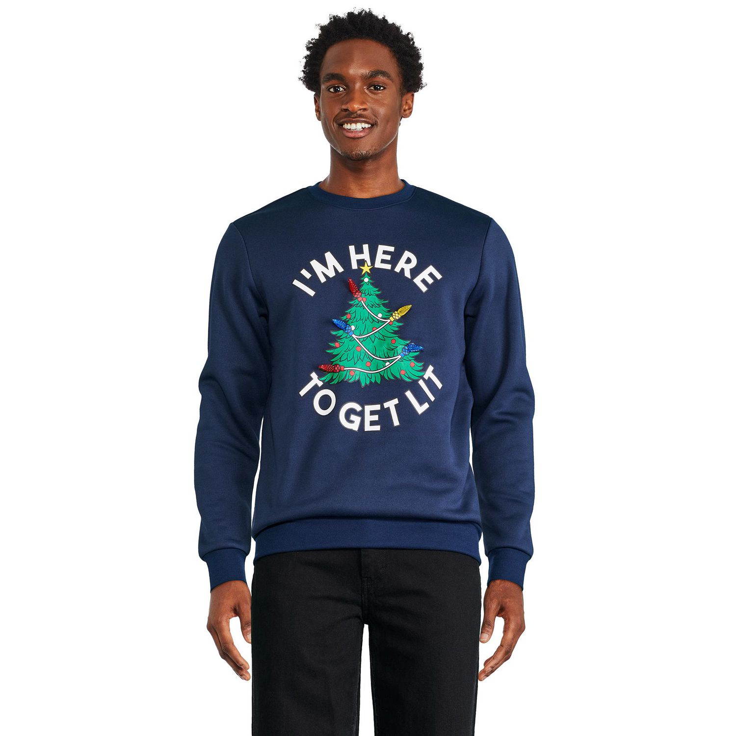 George Men's Christmas Light Up Popover