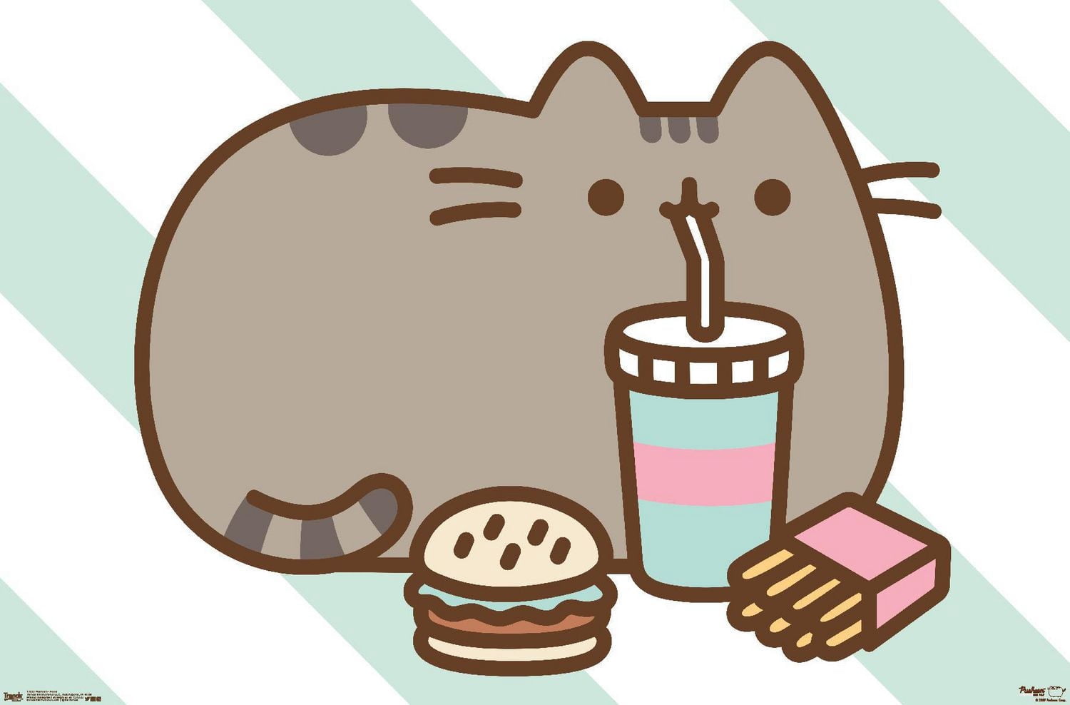 Pusheen - Food Wall Poster