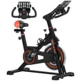 thumbnail image 1 of Soozier Adjustable Upright Stationary Exercise Bike w/ LCD Display, Red, 1 of 10