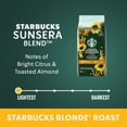 thumbnail image 3 of STARBUCKS SUNSERA BLEND, Blonde Roast Ground Coffee, Smooth Blend Arabica Coffee, 3 of 8