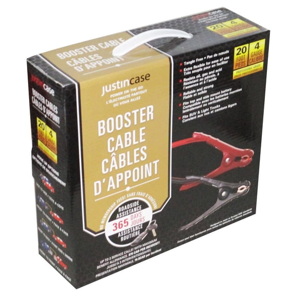 Justin Case 20 foot 4 Gauge Cables D'Appoint
