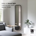 thumbnail image 2 of Miroir mural pleine longueur Umbra Hub, noir, 2 of 6