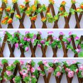 thumbnail image 4 of stanreset 2Pcs Artficial Rose Rattan Hanging Vine Fake Plant Home Wedding Party Decor white 1Set, 4 of 6