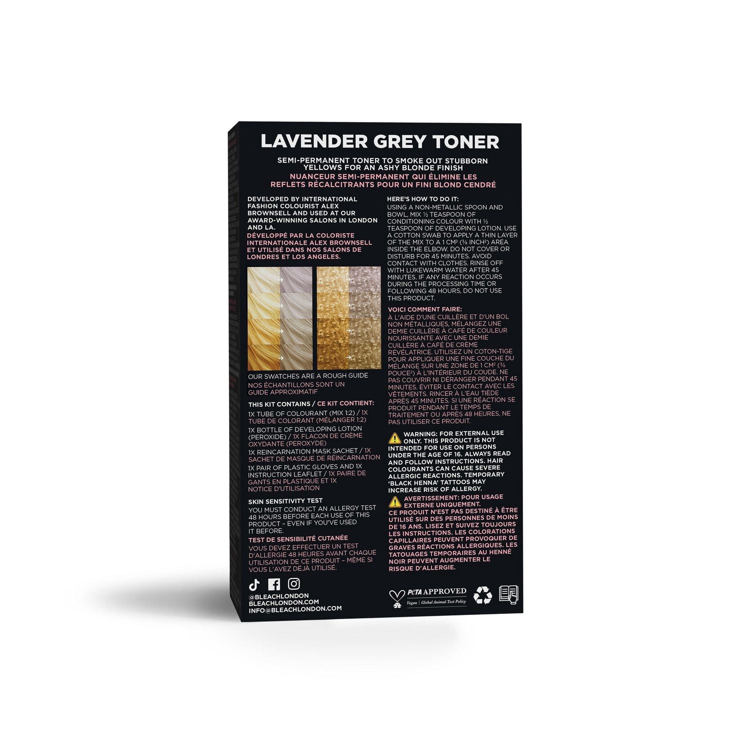 Bleach London Lavender Toner Kit