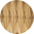 thumbnail image 1 of Ahgly Company Tapis de Zone Carré Orange Lavable en Machine, 3 Pieds Carré, 1 of 7
