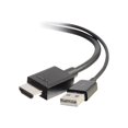 thumbnail image 3 of C2G 4K HDMI to DisplayPort Adapter - HDMI to DP Active Video Adapter - M/F - Video converter - HDMI - HDMI - black, 3 of 4