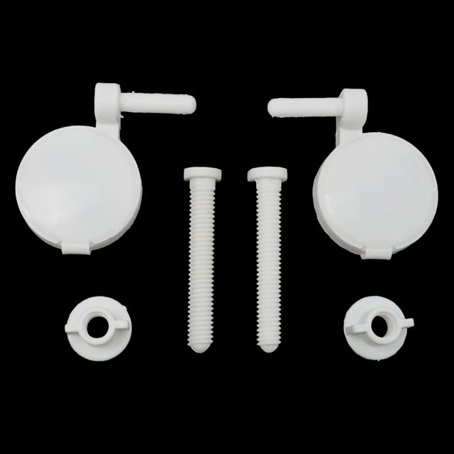 Bgsha 2PCS Toilet Pew Hinge Bolt Screw Fixing Accessories Kit Toilet Pew Accessories