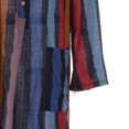 thumbnail image 3 of Opperiaya Chemises Rayées Musulmanes pour Hommes à Manches Longues à Simple Boutonnage Oversize, 3 of 6