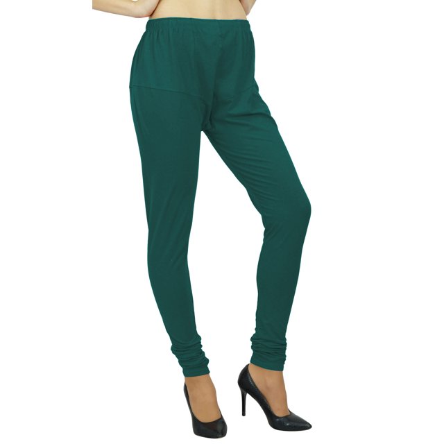 Atasi Femmes Pleine Longueur Doux Leggings en Coton Pantalon Bas Extensible Taille Libre
