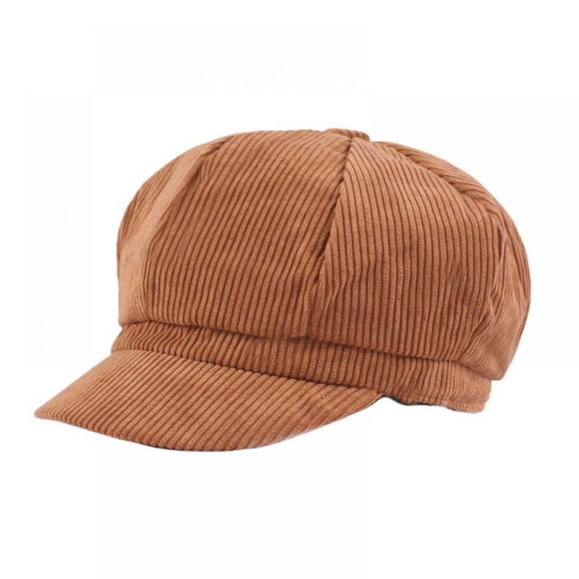 Fashion Dome Berets For Women Cotton Retro Octagonal Cap Spring Autumn Outdoor All-Matching Peaked Cap