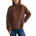 thumbnail image 1 of LOVZFMLL Chandails pour Femmes, Col Roulé Côtelé Chandail Mode Décontracté Ample Manches Longues Hauts Chauds Automne Hiver Vêtements, 1 of 7