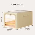 thumbnail image 2 of Bacs de Rangement Empilables Organisateurs Visible Conteneurs de Rangement pour Couettes Literie et Jouets, 2 of 2