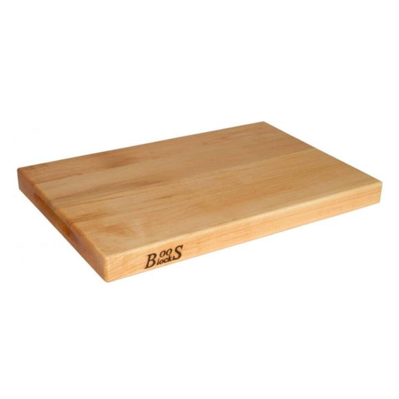 John Boos Boos Bloc R-Board Series Grande Planche à Découper en Bois Réversible Épaisseur de 1,5 Po 20 Pouces" X 15 Pouces" X 1 1/2 Pouces" Érable