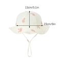 thumbnail image 3 of Birdeem Chapeau de Soleil d'Été pour Tout-Petit Bébé, Protection Solaire, Imprimé Mode, Chapeau de Soleil d'Extérieur Mignon, Casquette Écran Solaire, 3 of 4