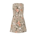 thumbnail image 4 of Pisexur Robes d'Été pour Femmes 2024 Plage Décontractées Sans Manches Robe Midi Imprimé Floral Débardeur Ample Robe Soleil avec Poche P-2TG, 4 of 6