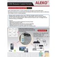 thumbnail image 2 of ALEKO Interrupteur de Commande GSM Universel Télécommande Émetteur Bande d'Alimentation GSM, 2 of 2