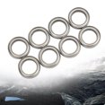 thumbnail image 4 of Roulements à Billes RC, 10x15x4mm RC Roulement de Haute Précision 8pcs pour HPI WR8 B021 Argent B030, 4 of 8