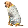 thumbnail image 1 of Fetchwear Dog Clothes: Rainbow Jersey Pajamas, Size XS-XL, 1 of 5