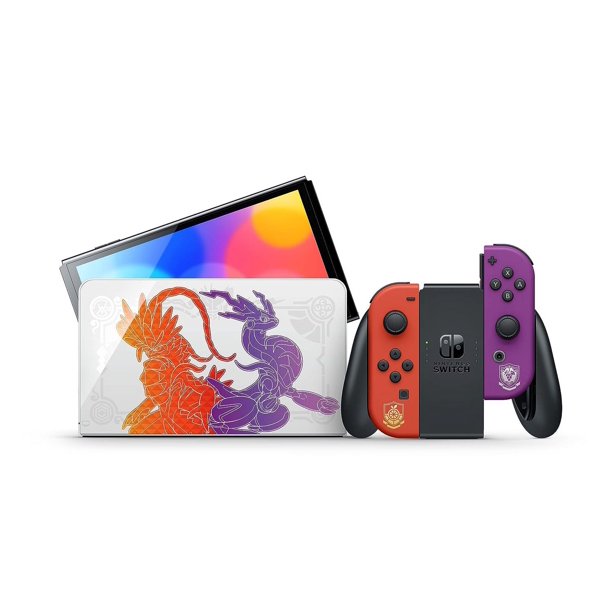 Nintendo Switch Console with Pokemon Scarlet & Violet Edition Joy