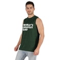 thumbnail image 4 of Inkmeso Printed Graphic World Okayest Dad€ T-Shirt For Mens Best Daddy Ever Gift T-Shirt, 4 of 7