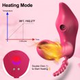 thumbnail image 2 of Jouets de Sexe sous Vide Bluetooths Gode Vibromasseur Femme pour Femmes Application Sans Fil Télécommande Vibrant (Rouge), 2 of 5