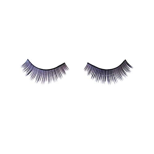 Coveted Cosmetics False Eyelashes Natural Feather Hand Made Human Hair Fake Falsies Lashes (1 Pair, Knockout)