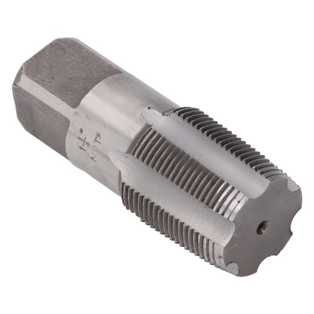 Plumbing Tap Tool, Pipe Thread Tap Wear Resisting 1-1/4 Inch NPT Incisive Edges for Brass Copper Pipes