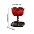 thumbnail image 3 of Wzzjkit Household Essentials Entryway Storage Rack Modern Floral Decor for Living Room and Bedroom Double layer Plastic Key Organizer, 3 of 6
