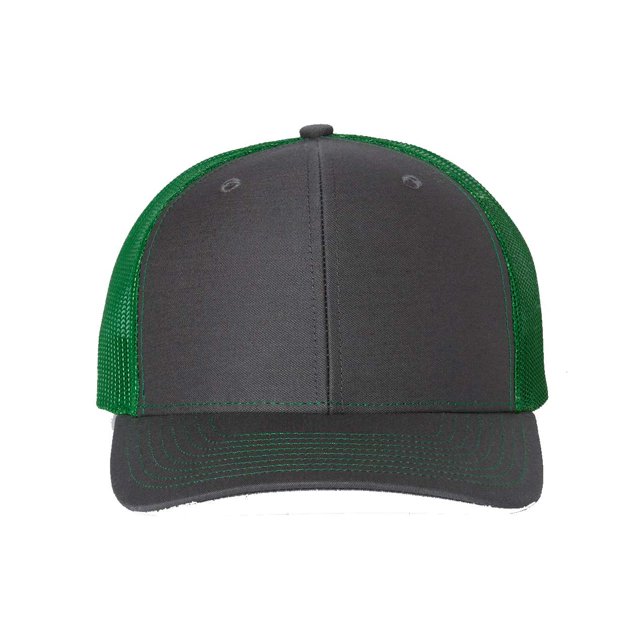 Adjustable Snapback Trucker Cap, Adjustable, CharcoalKelly