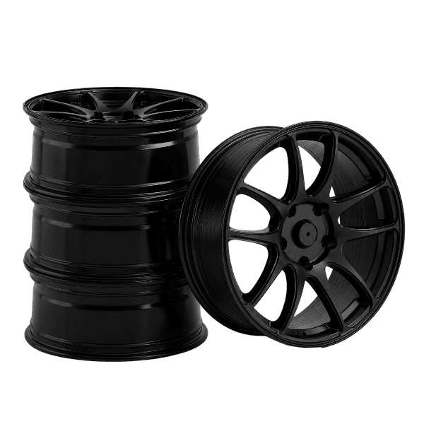 YKW JA3 rim - 18x8 inch Gloss Black alloy wheel for 2015 - Present Mercedes-Benz C-Class
