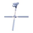 thumbnail image 2 of jinwen Yoga Rod Training Stretching Tool Open Shoulder Pilates Posture Correction Bar for Added Mobility Gym Body Sculpting Exercise Blue, 2 of 9
