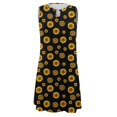 thumbnail image 5 of TJAZFJPA Robe Aguichant Femme Élégante à Col Rond Robe Débardeur à Col Rond Robe Décontractée à Imprimé Floral Robe Évasée Robes Mexicaines pour Femmes, 5 of 5