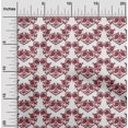 thumbnail image 2 of oneOone Cotton Poplin Maroon Fabric Block Sewing Craft Projects Fabric Prints By Yard 56 Inch Wide, 2 of 5