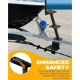 thumbnail image 2 of Heavy-Duty Boat Trailer Steps with Handle 2-Step Non-Slip Surface Universal Fit for Trailer Tongue Access Load Capacity 400 lbs, 2 of 5