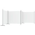 thumbnail image 2 of vidaXL 4-Panel Room Divider White 698x180 cm Fabric, 2 of 5