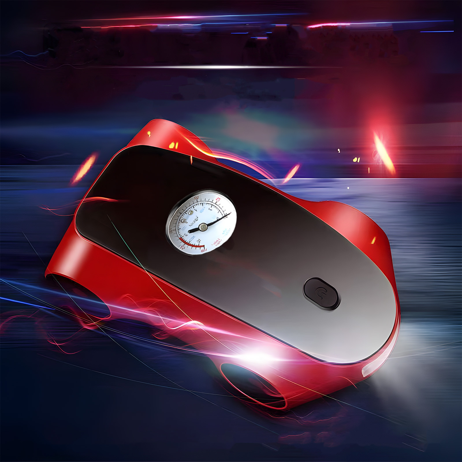 Danhjin Blast Pump Car Inflator Pump Car Inflator Pump Digital Display 12V Portable Tire Inflator Intelligent Tire Replacement Inflator Sense