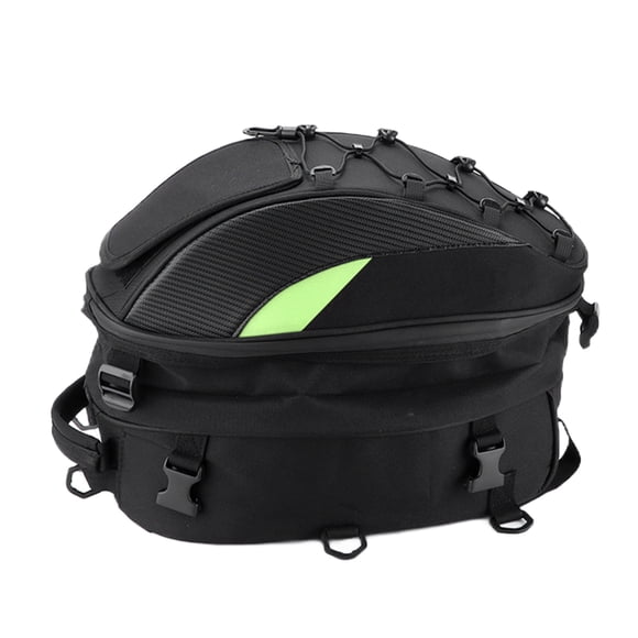 Sac Arrière de Moto Pochette Arrière Sac de Selle de Moto Imperméable Tissu Oxford Tissé Haute Densité Réfléchissant Universel