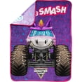 thumbnail image 2 of Monster Jam Sparkle Smash Kids Silk Touch Fleece Throw, 100% Polyester, 2 of 7