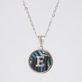 thumbnail image 1 of Colliers, Collier Lettre Coquille Mignonne pour Filles, Pendentifs Pièce pour Filles en Acier Inoxydable Colliers Initiale pour Femmes Bijoux Rond, 1 of 9