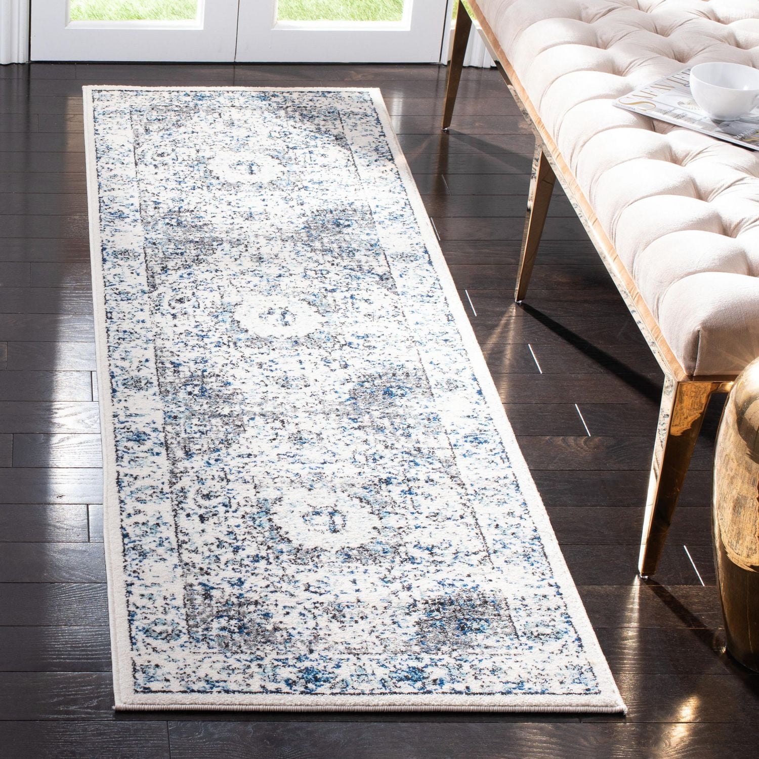 SAFAVIEH Evoke Teale Tapis Traditionnel