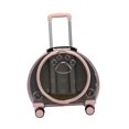 thumbnail image 4 of Maoww Kitten Bag Backpack Handbag with Wheels Durable Dog Trolley Case for Puppy Translucent Pink, 4 of 9