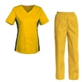 thumbnail image 1 of Women's Scrubs Set Scrub Top and Pants Scrubs Set, 1 of 3