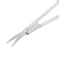 thumbnail image 5 of Uxcell Beauty Tool Brow Trimmer Stainless Steel Eyebrow Shear Curved Edge Scissors Silver Tone, 5 of 5