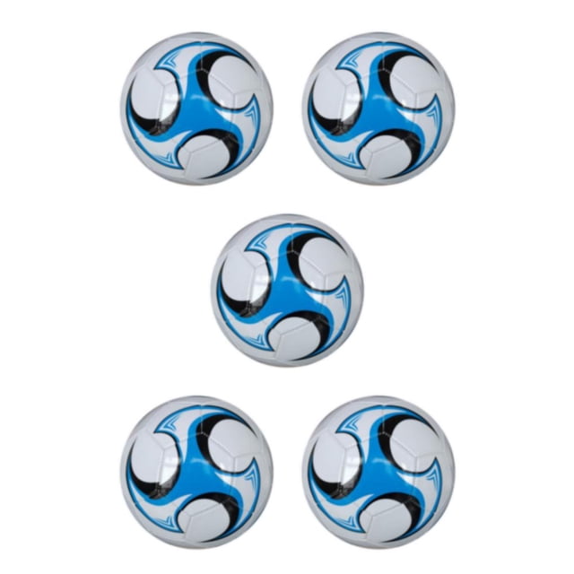 relayinert Long Service Life Soccer Ball For Football Middle School And Training 2 Blue 5Set