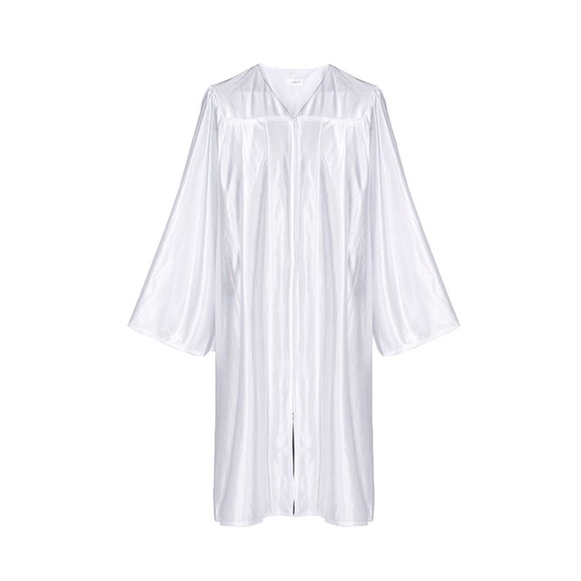 SXcggal Unisex Graduation Gown 2025 For Adult Size Solid Color Basic Adult Graduation Gown